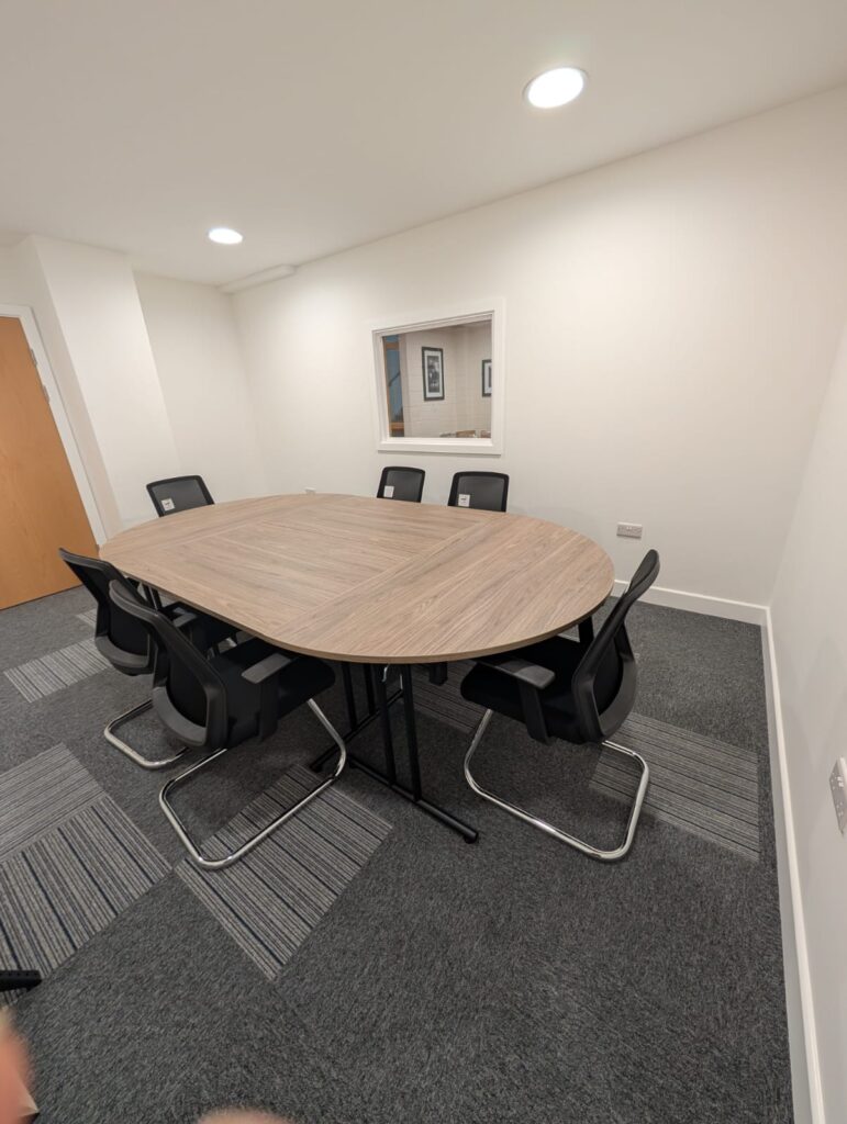 Refurbished meeting room